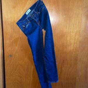 Abercrombie Kids, dark wash, skinny jeans.